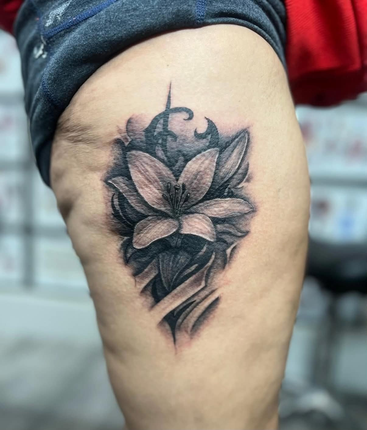Geometric sacred geometry tattoo